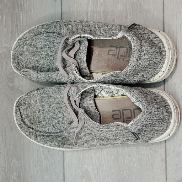 Hey Dude Womens Wendy L Linen Iron Loafer Slip on shoes sz 11 - Picture 7 of 12